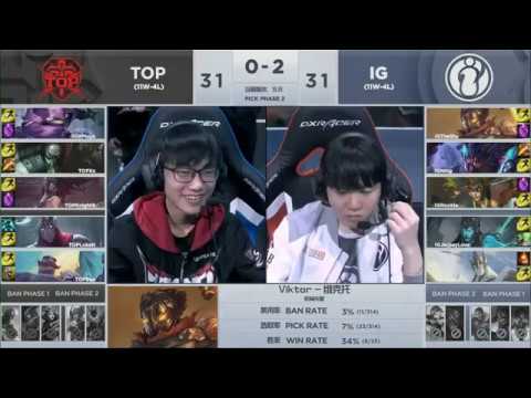 TOP Knight9 Akali VS IG Rookie Cassiopeia Game 3 Highlights   2019 LPL Spring Semifinals