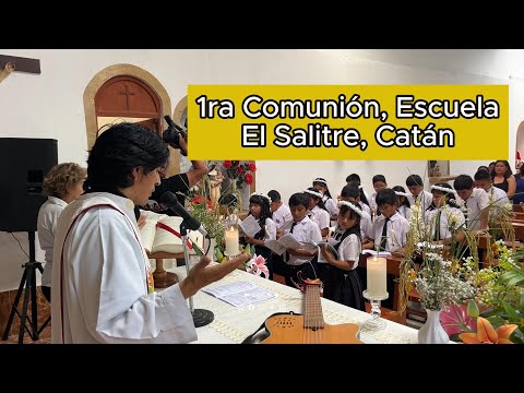 1ra Comunión de Alumnos de la Escuela El Salitre, Catán, Contumazá, Cajamarca #chiletepe