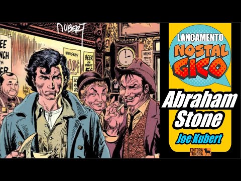 ABRAHAM STONE de Joe Kubert + CUPOM de DESCONTO - Lançamento NostálGICO!