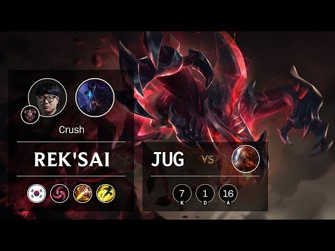 Rek'Sai Jungle vs Gragas - KR Grandmaster Patch 9.13