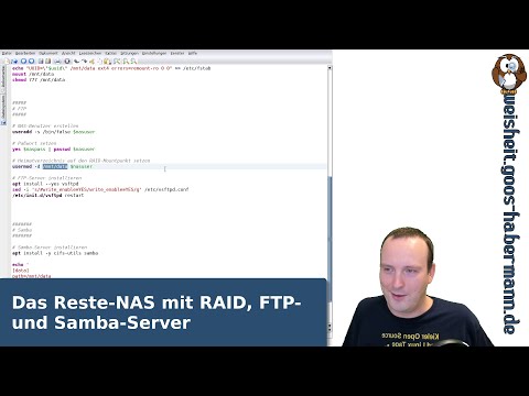Das Reste-NAS mit RAID, FTP- und Samba-Server
