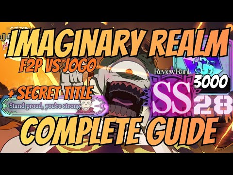 【JJKPP】 IMAGINARY REALM VS JOGO COMPLETE GUIDE F2P SP28