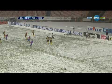 Rusescu deschide scorul in meciul cu Ceahlaul