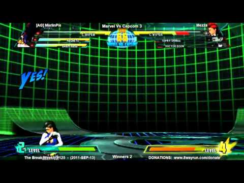 The Break Weekly #125 - MvC3 W1 - [AG] MarlinPie VS Mezza