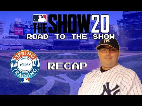 MLB The Show 20 Road to The Show~2027 Spring Training Recap