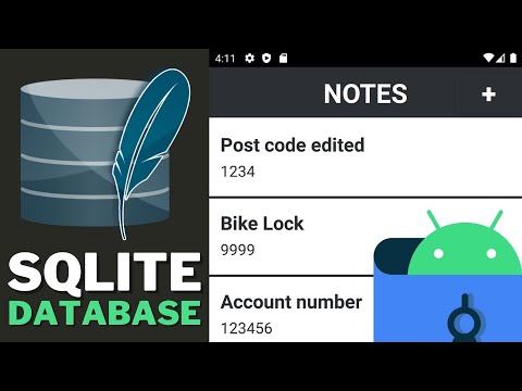 SQLite Database Tutorial Android Studio | Note List View App with Persistent Data