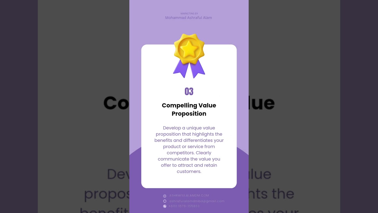 🚀 4 Essential Things Your Marketing Strategy Needs to Have#ashrafulalamdm #mohammad_ashraful_alam