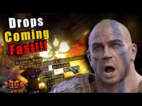 Godly Gear Hunting with the Singer Barb, Drop Highlights - Diablo 2 Resurrected