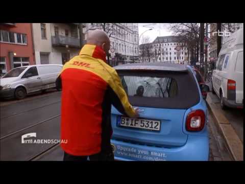 TV Doku: DHL testet Kofferraum-Zustellung in Berlin