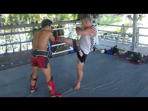 Muay Thai training in Thailand 2013
