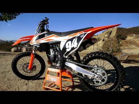 First Ride 2017 KTM 150SX 2 Stroke - Motocross Action