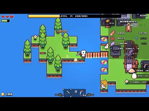 Nickelodeon Amateur- Let's Play Forager Part 2 (Combat Update Beta)