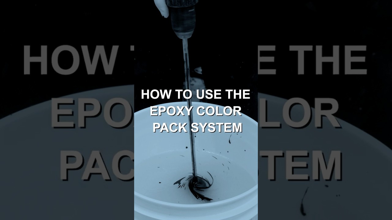 How To Use The Epoxy Color Pack System