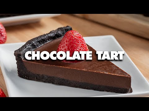 No-Bake Strawberry Chocolate Tart Recipe!