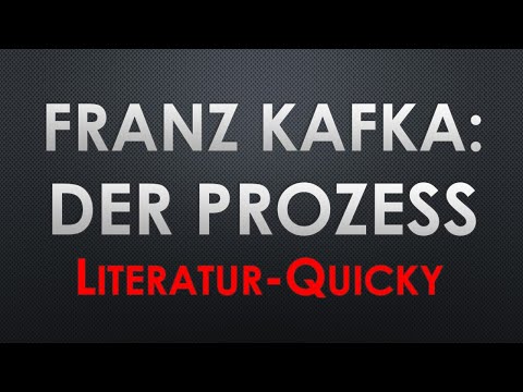 Franz Kafka: DER PROZESS Literatur Quicky Check in 5 bis 10 Minuten Klassiker Review Kritik Tipp