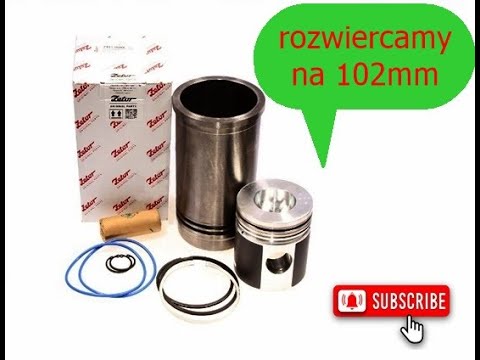 Odc. 276 Rozwiercamy blok c-360 na 102mm, zestaw naprawczy zetor 5211 7211 6011 7340 5340 7341 100mm