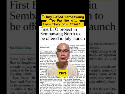 “They called Sembawang ‘Too Far North’… Until they saw *This*” #bto #hdb #canberracrescentresidences