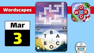 Wordscapes March 3 2021 Daily Puzzle Walkthrough