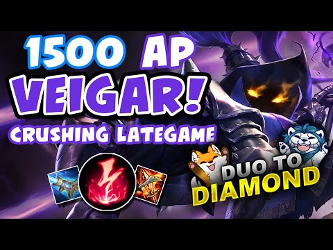 1500 AP ON VEIGAR! DUO TO DIAMOND - VICKSY | League of Legends