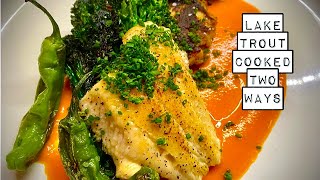 Lake Trout Catch & Cook: Cleaned and Prepared TWO Ways