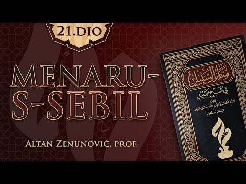 "Menaru-s-Sebil",  ⁴ᵏ 21. Čas. Propisi gusula i vrste gusula koji su sunnet. Altan Zenunović, prof.
