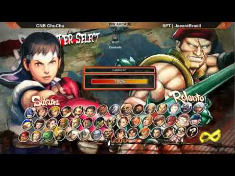 WW Arcade MadCatz - USF4 - SFT|JacareBrasil vs CNB ChuChu