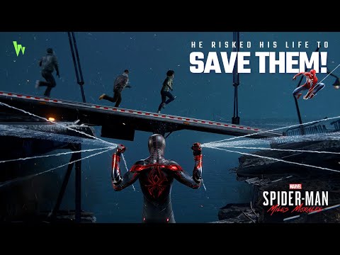 Marvel’s Spider-Man – Epic Bridge Rescue Mission (4K Gameplay)