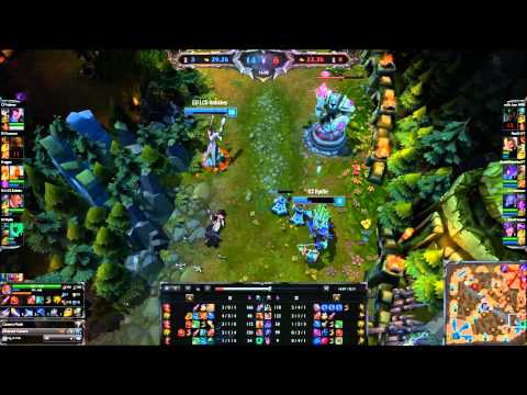 Fnatic Rekkles Lucian, Froggen Kayle & Febiven Yasuo vs. Odoamne Ryze - LoL Challenger EUW SoloQ