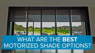 What are the Best Motorized Shade Options?