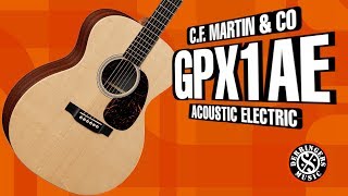 Video thumbnail for C.F. Martin GPX1AE X-Series Grand Performance Guitar by Derringers Music | Adelaide Forestville Store