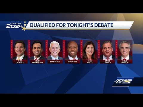 Second Republican presidential primary debate set for Wednesday night