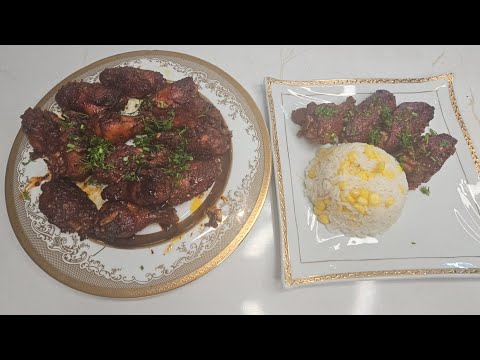 Hähnchenflügel in Honig-Sojasauce wie im Restaurant Einfaches und sehr leckeres Rezept