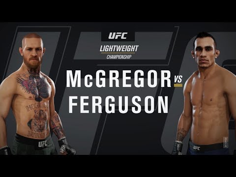 EA Sports UFC 3 Beta - Conor McGregor vs Tony Ferguson - Legendary AI Simulation