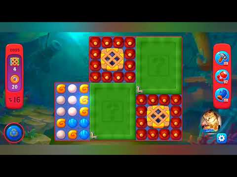 фишдом 2023  #  11095 уровень - прохождение без бустеров # Fishdom,   11095  level - no Boosters.