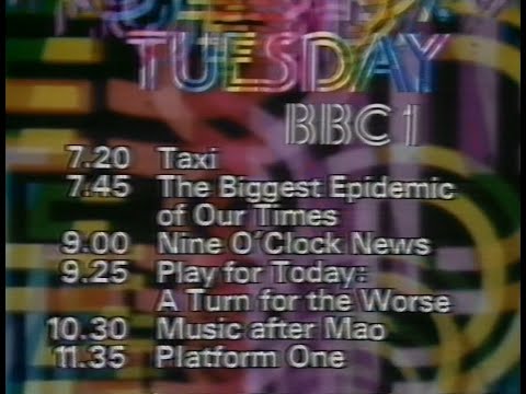 Monday 27th April 1981 BBC1 - Panorama - The Nolans - For a Few Dollars More - Nine O’Clock News