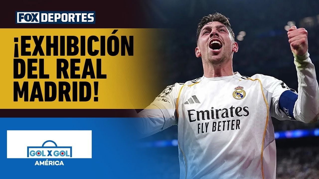 🔥 ¡GOLEADA DEL REAL MADRID! | ¿Eliminatoria sentenciada frente al Manchester City? | GolXGol