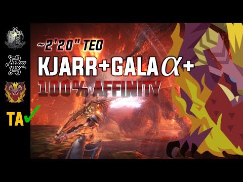 MHW 8★ ✅TA Rules Solo Bow vs Teostra | Kjarr Water Bow Build | Gala armor + | PS4