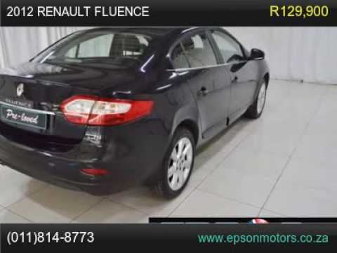 2012 renault fluence