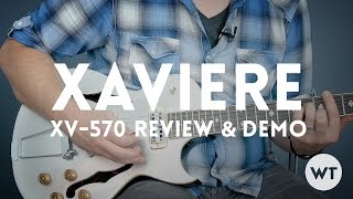 Video thumbnail for Xaviere XV-570 Electric Guitar Review by Worship Tutorials