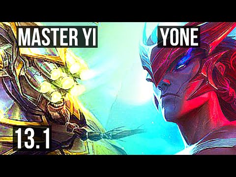 MASTER YI vs YONE (MID) | 8/0/0, 2.7M mastery, 1600+ games, Rank 7 Yi | KR Grandmaster | 13.1