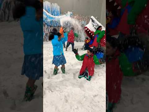 Mojoland Snow park | Snow activity | Snow Park | Ice Park☃️  #summervibes #viral #snowpark