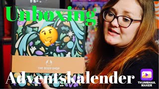 Unboxing The Body Shop Classic Beauty Adventskalender Video 2