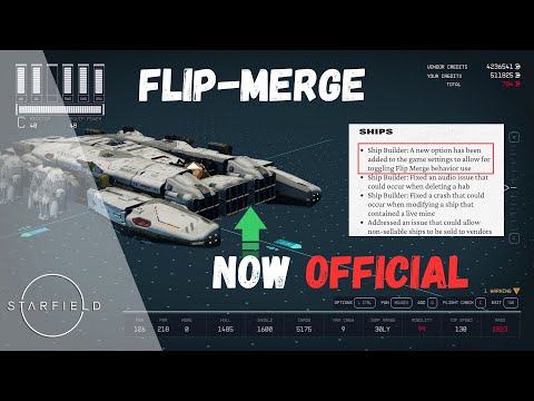 Starfield Tips | Ship Flip/Merge is now OFFICIAL [Beta]