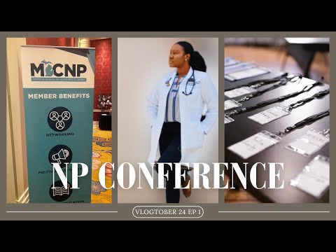 VLOGTOBER 24 EP 1| Nurse Practitioner Conference | Falling back in love with nursing + new hair