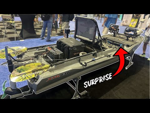 BIGGEST motorized fishing kayak BONAFIDE XTR130 at iCAST 2024