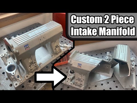 I Cut it in Half!! Custom 4.3L V6 Intake Manifold Ep1