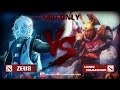 Zeus VS Legion Commander [Битва героев Mid only] Dota 2 ...