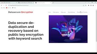 Data secure duplication and recovery based on public key encryption with keyword search