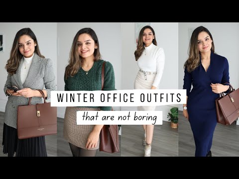 5 Unique Winter Office Outfits Ideas | Ditch The...