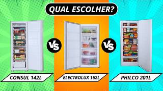 Qual o MELHOR Freezer Vertical? Consul 142L, Electrolux 162L ou Philco 201L! [COMPARATIVO]